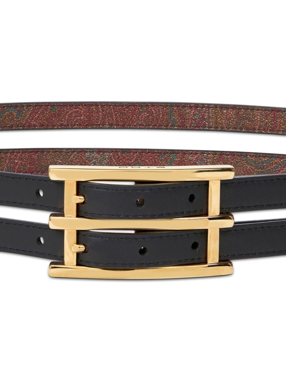 reversible leather belt - 2