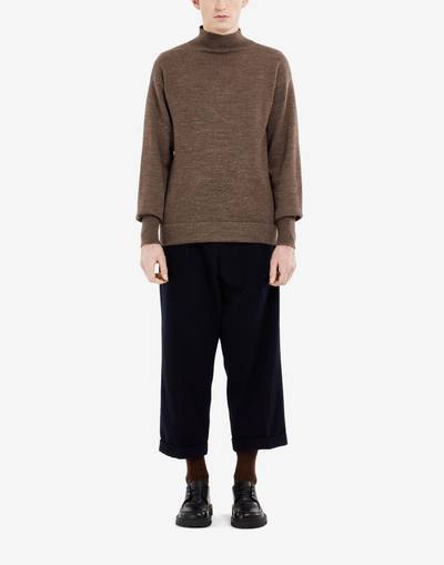 Maison Margiela Elbow patch high-neck sweater outlook