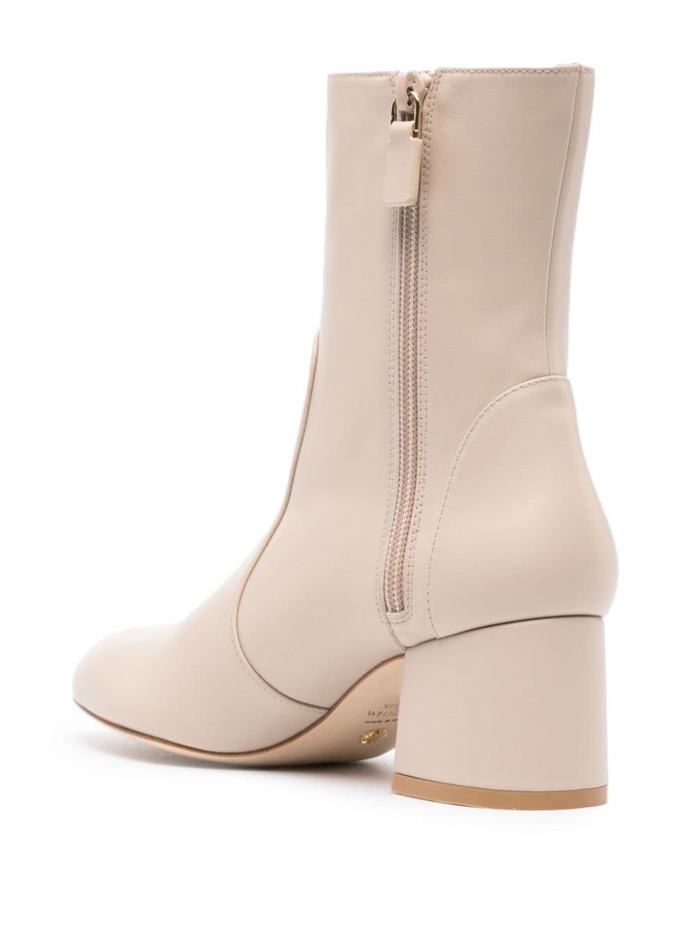 Flareblock 60mm leather ankle boots - 6