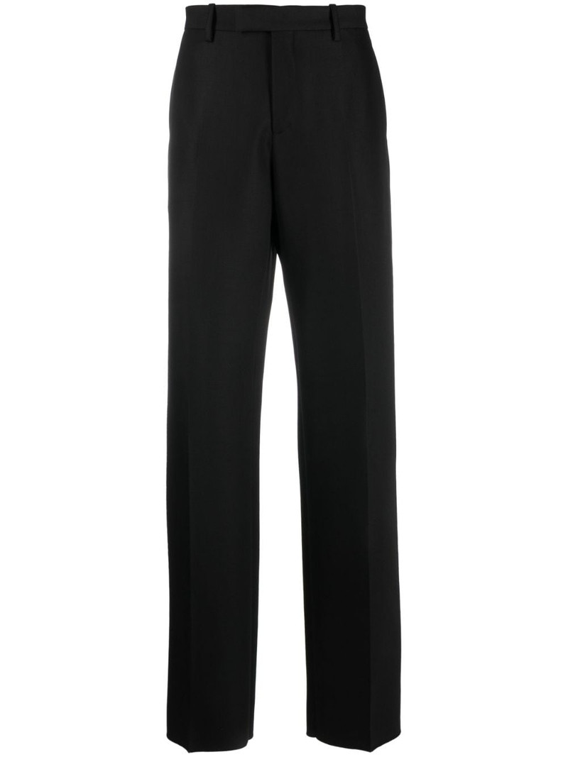 straight-leg tailored trousers 1