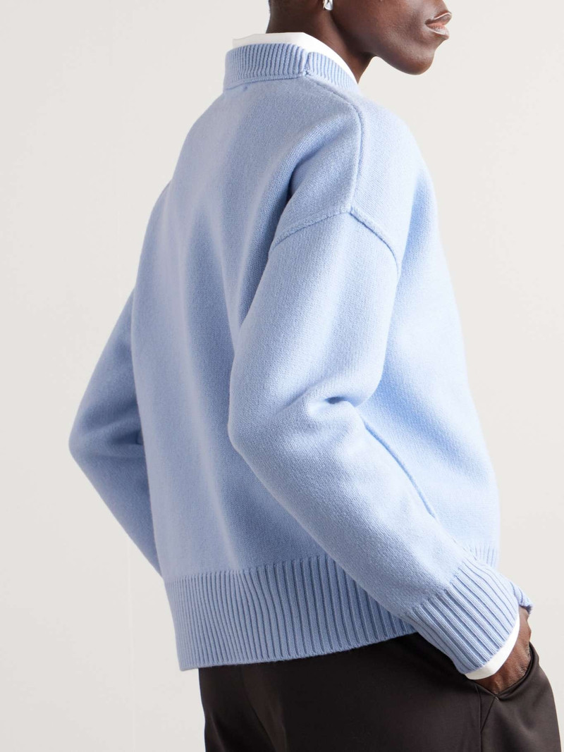 + NET SUSTAIN ADC intarsia wool sweater 4