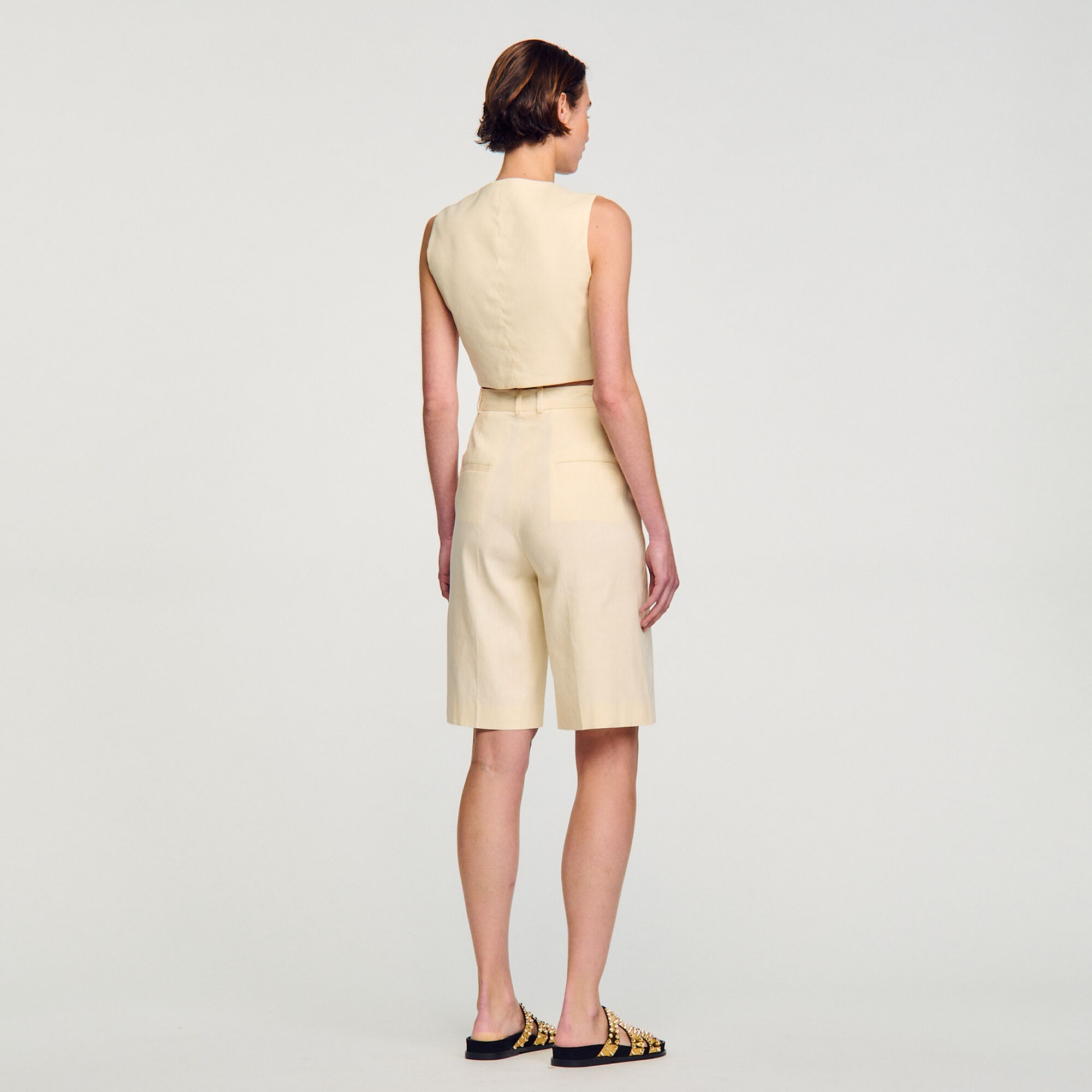 STRAIGHT-LEG BERMUDA SHORTS - 6