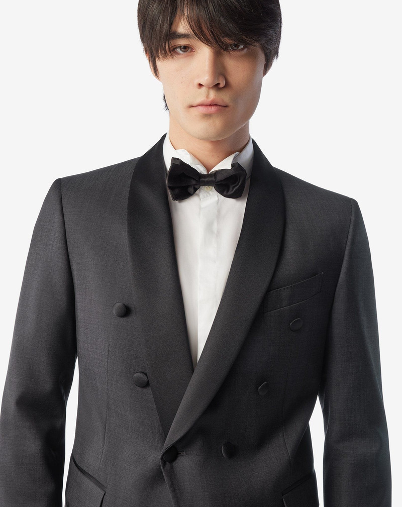 Dark grey pure wool tuxedo 6
