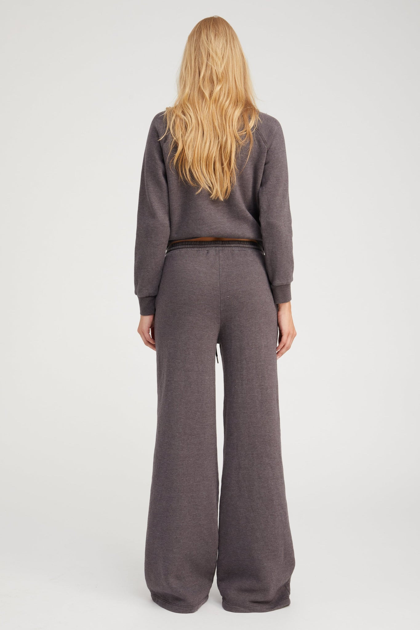 CHARCOAL BAGGY SWEATPANTS - 5