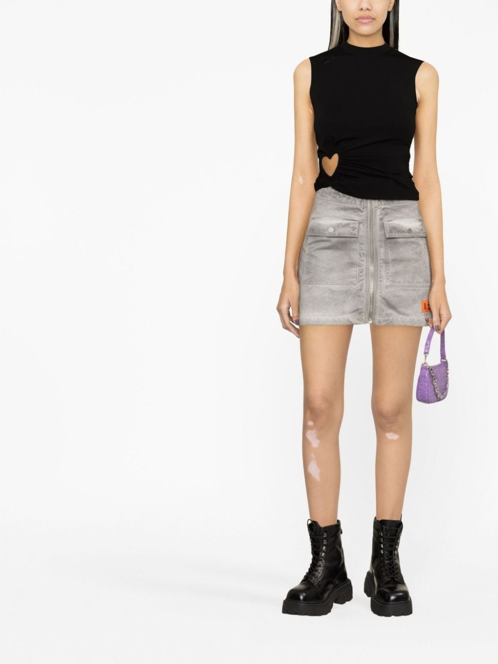 heart cut-out top - 2