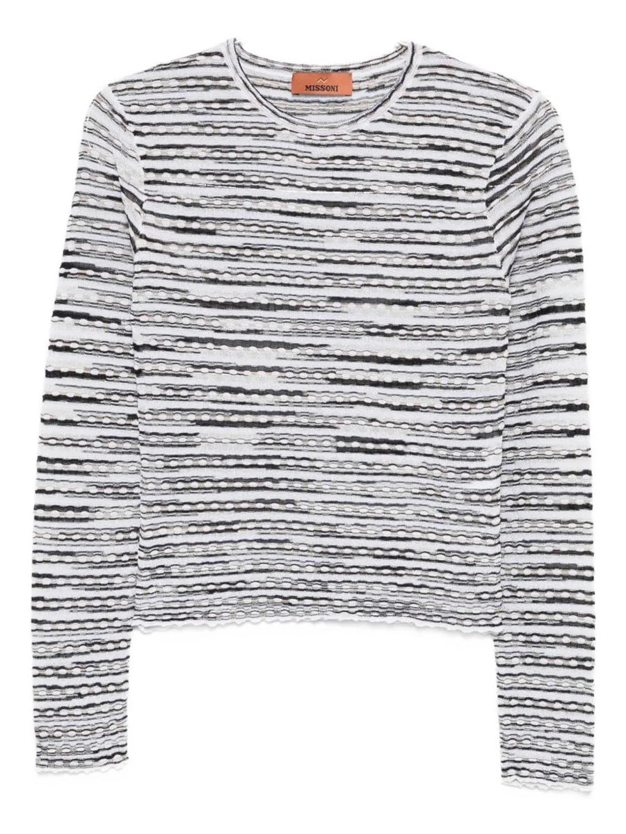 Missoni Wool Blend Crewneck Sweater - 1