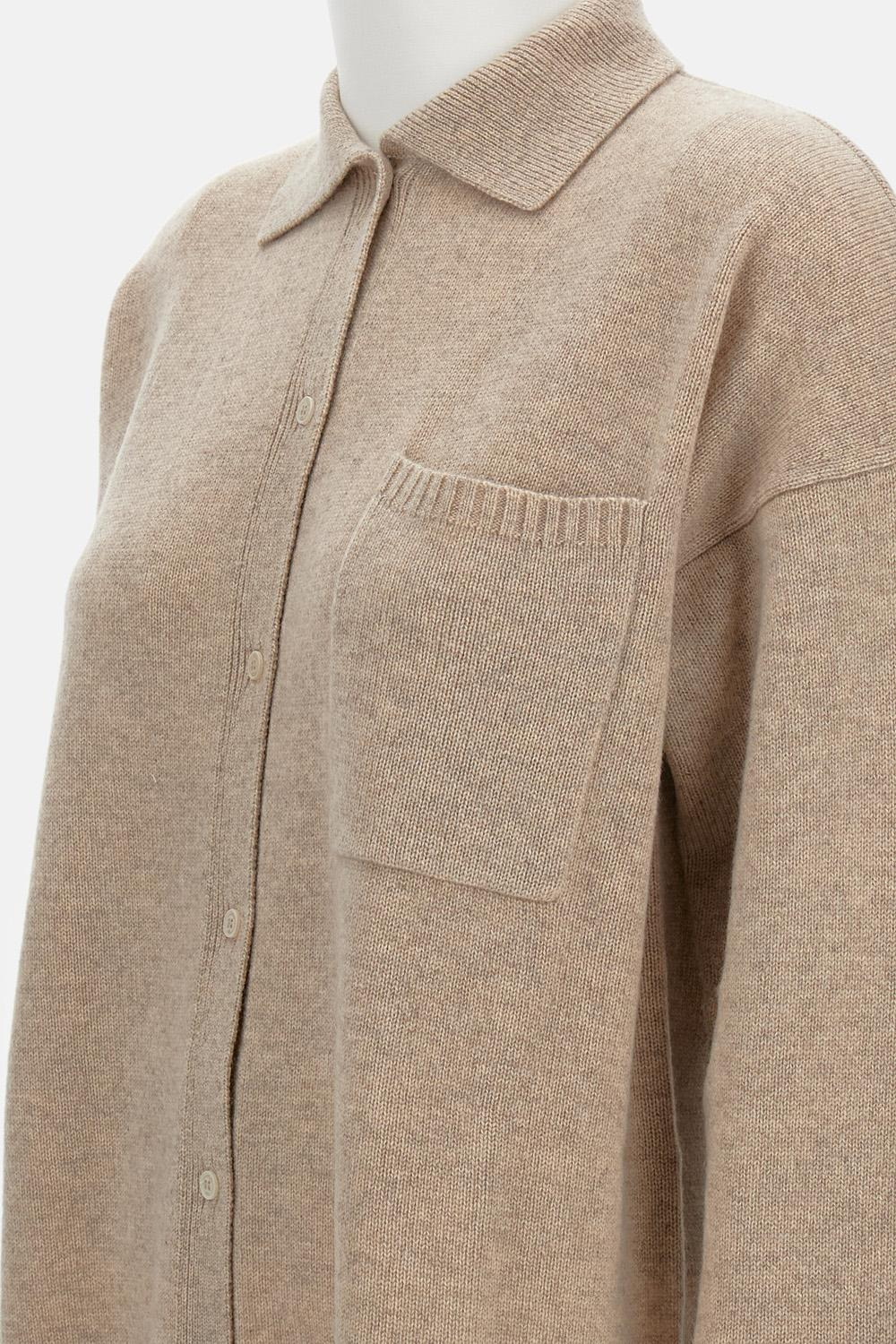 PURE CASHMERE SHIRT - 5