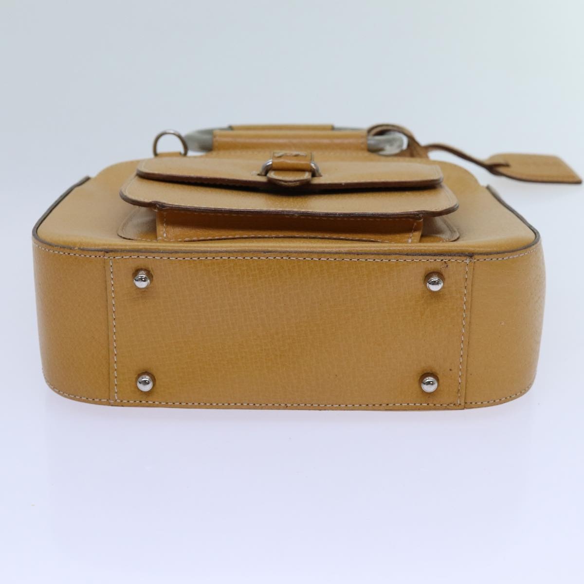 GUCCI Hand Bag Leather Brown - 5