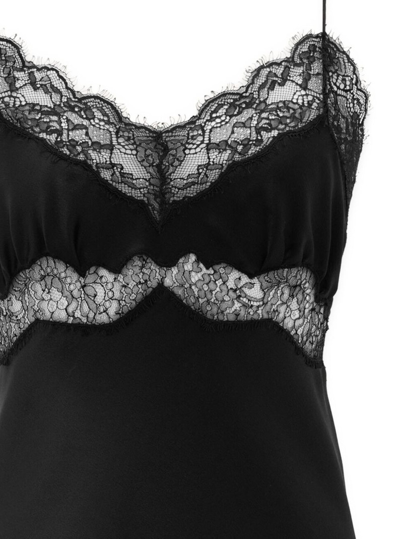 SAINT LAURENT silk-satin top outlook