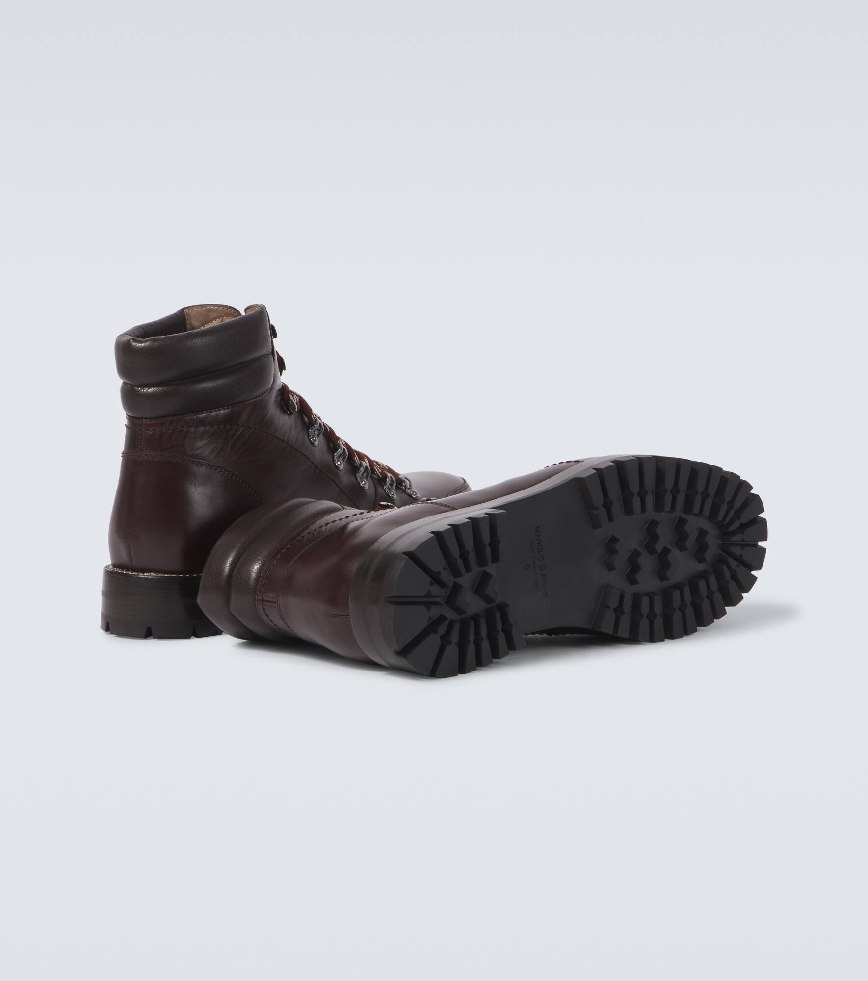 Leather hiking boots - 7
