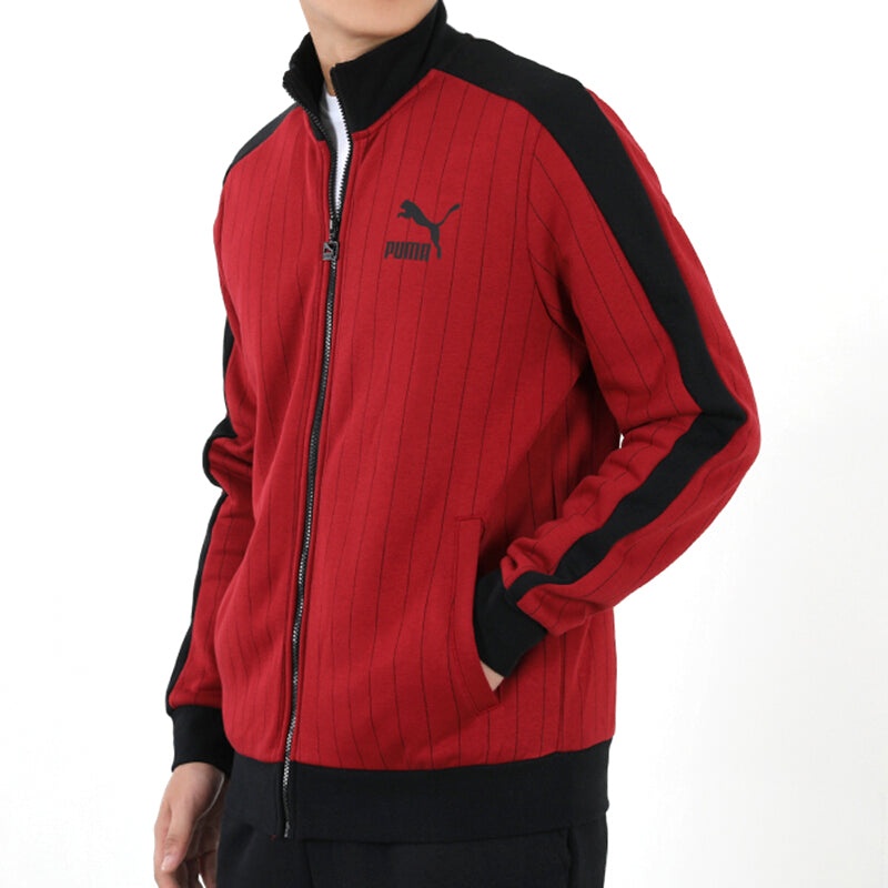 PUMA Pinstripe Jacket 'Red' 530177-50 - 4