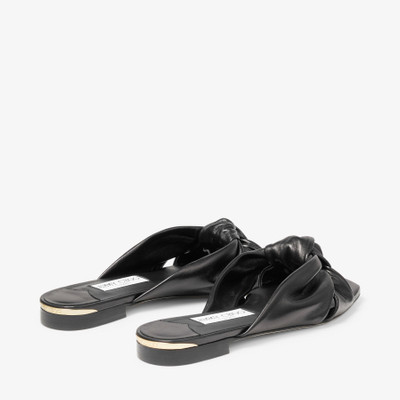 JIMMY CHOO Avenue Flat
Black Nappa Leather Flat Sandals outlook