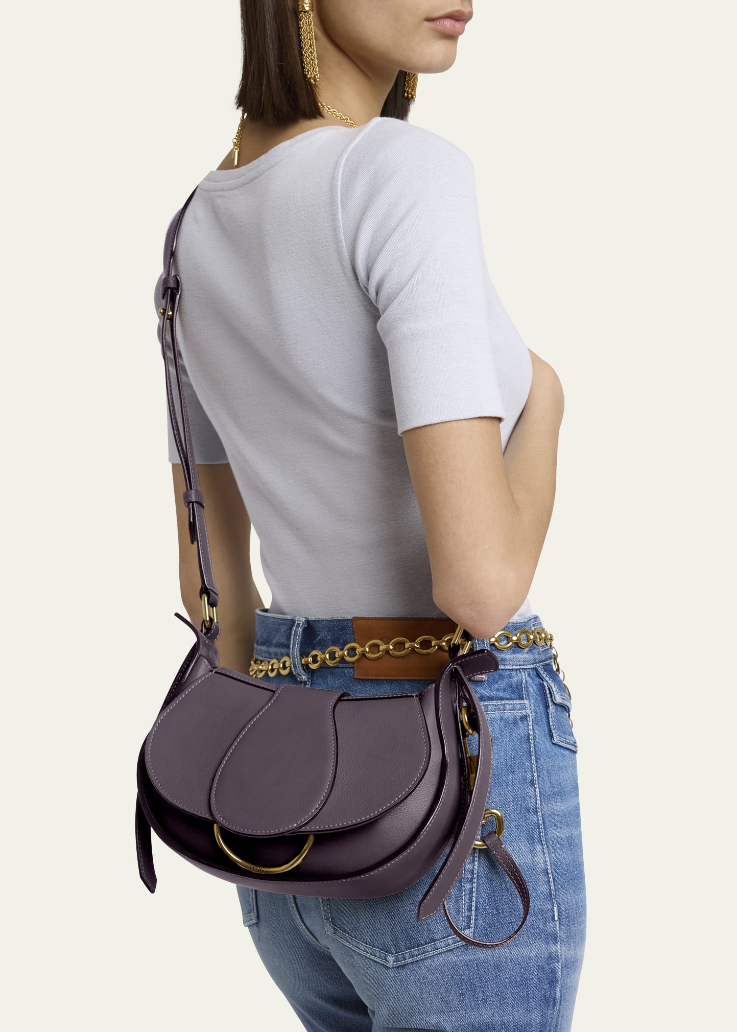 Ride Small Flap Crossbody Bag in Calfskin - 2