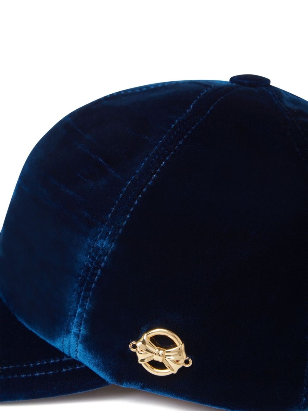 velvet baseball cap - 2
