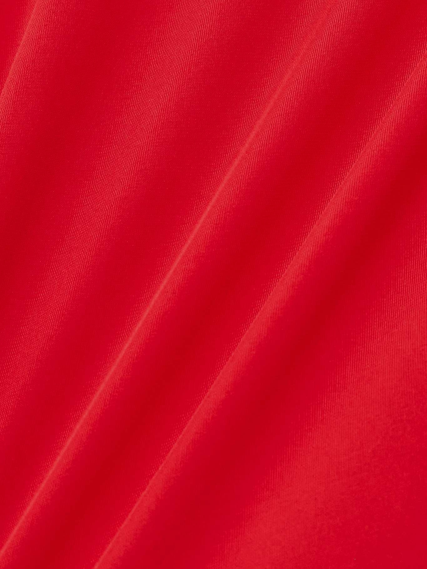 Stretch-jersey thong bodysuit Red - 5