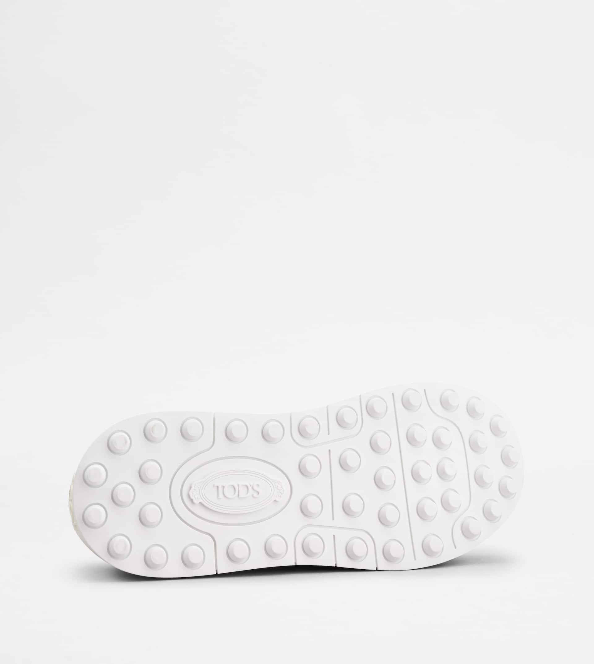 TOD'S SNEAKERS IN SUEDE AND SMOOTH LEATHER - OFF WHITE - 4