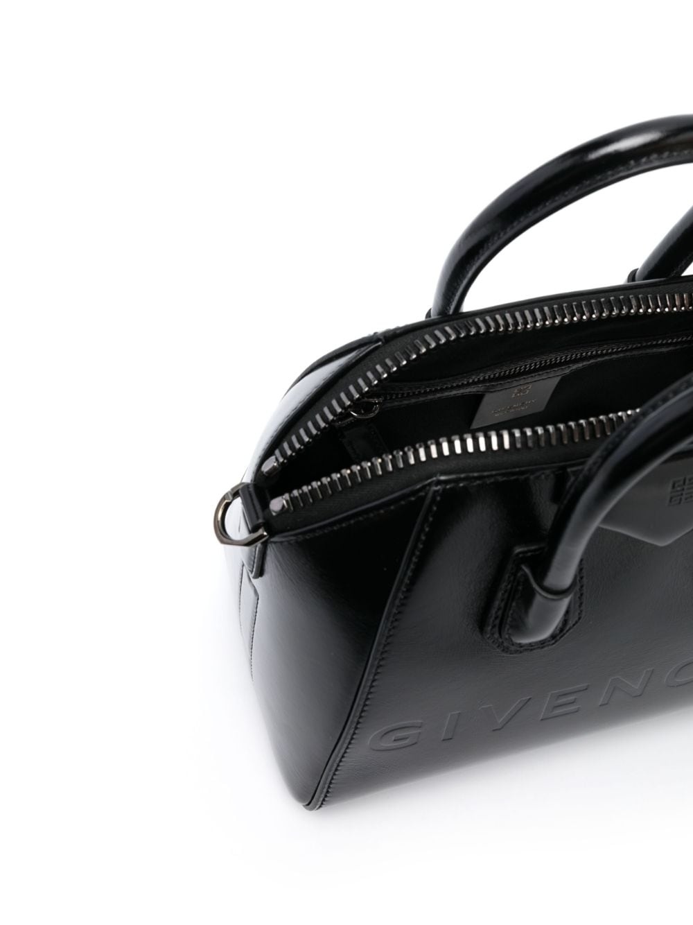 small Antigona leather tote bag - 5