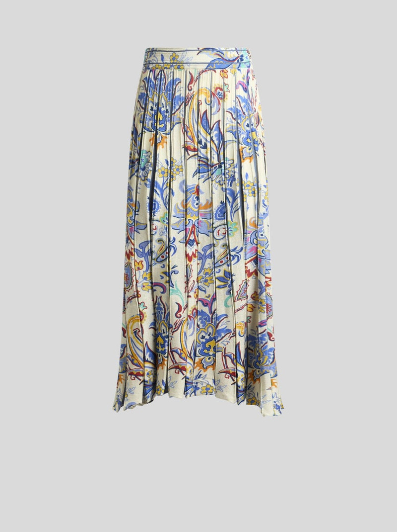 PRINTED KNIT MIDI SKIRT 1
