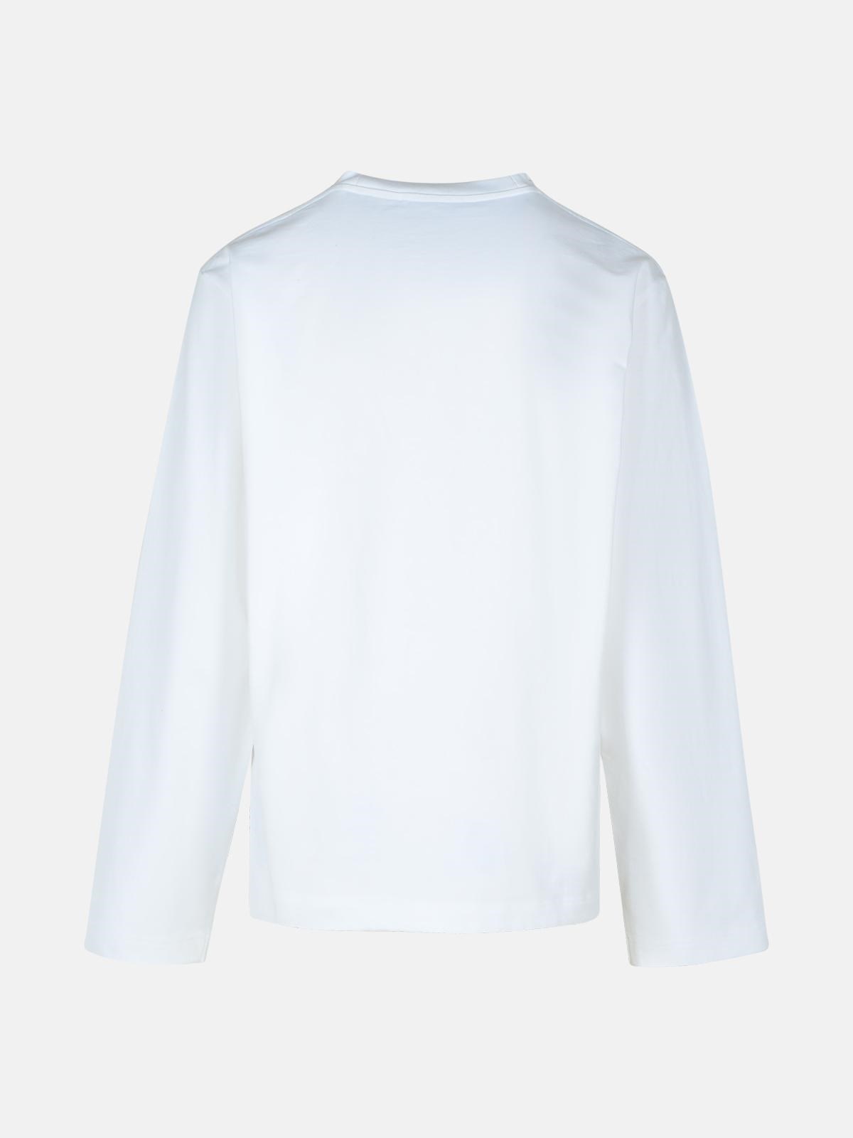 WHITE COTTON T-SHIRT - 3