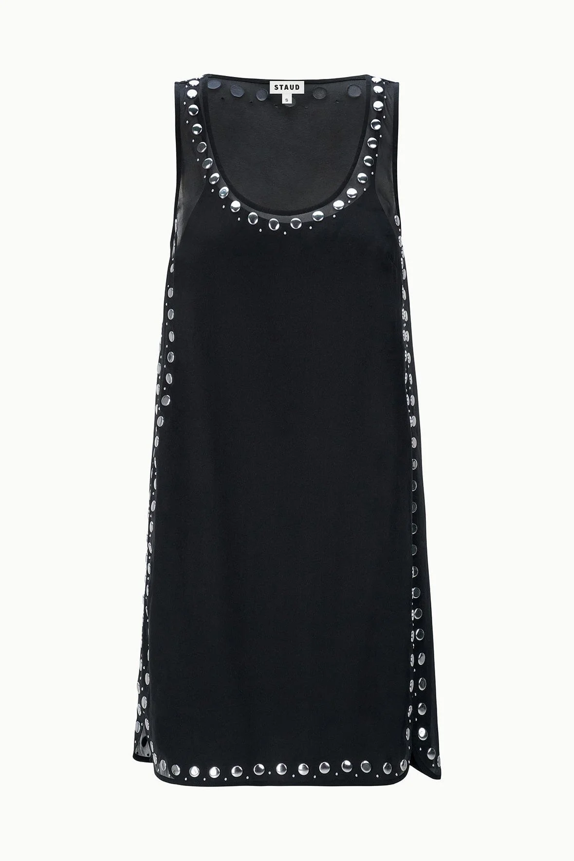 STAUD CARA DRESS BLACK STUDS - 1