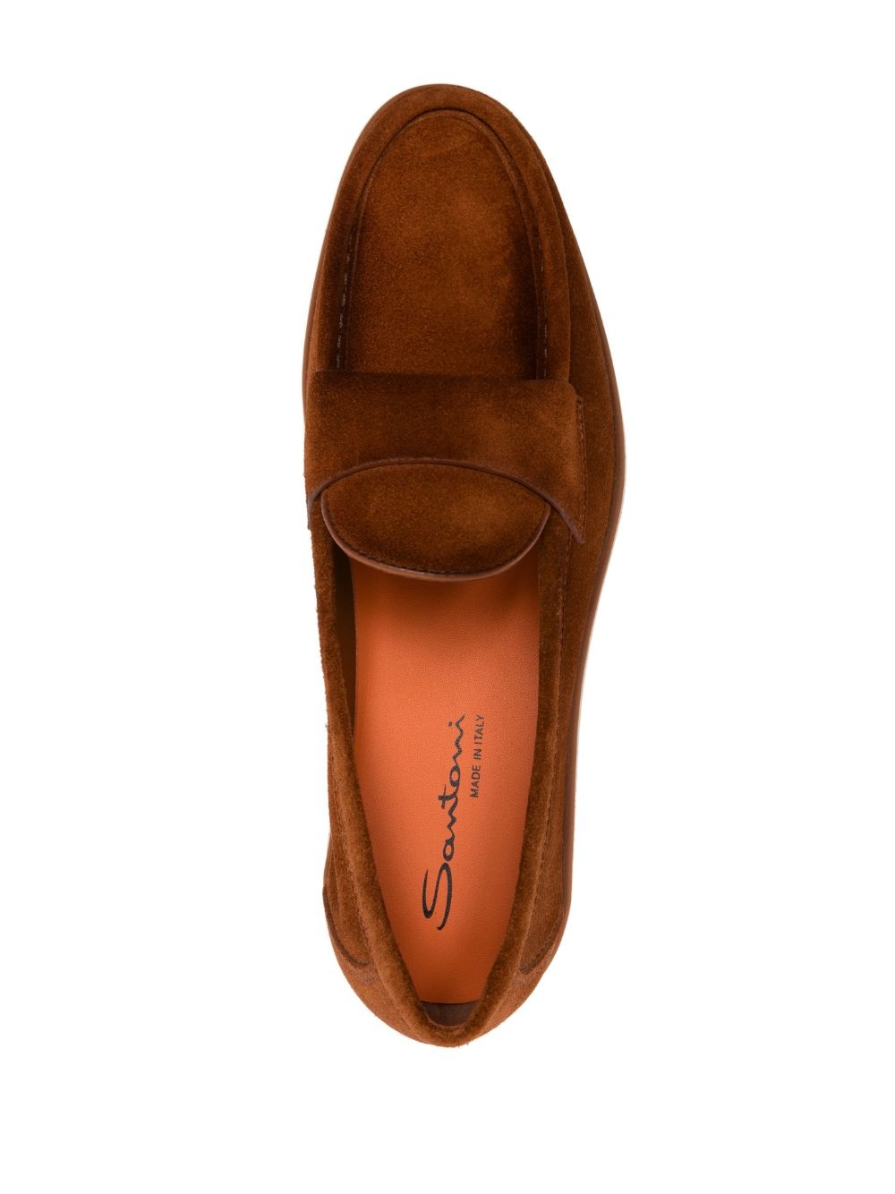 suede penny loafers - 4