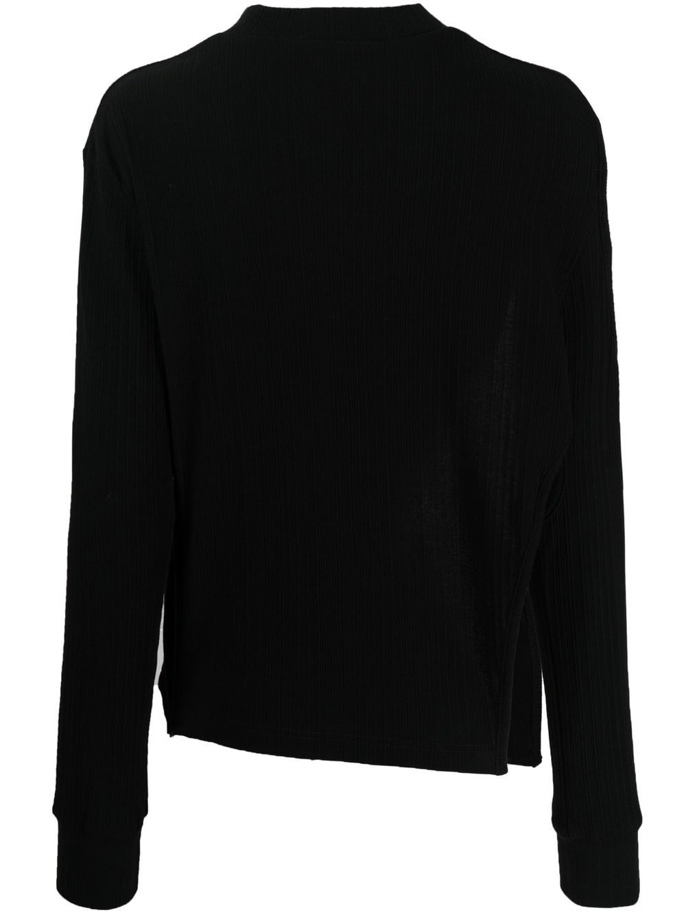 Slash knife-pleat sweatshirt - 2