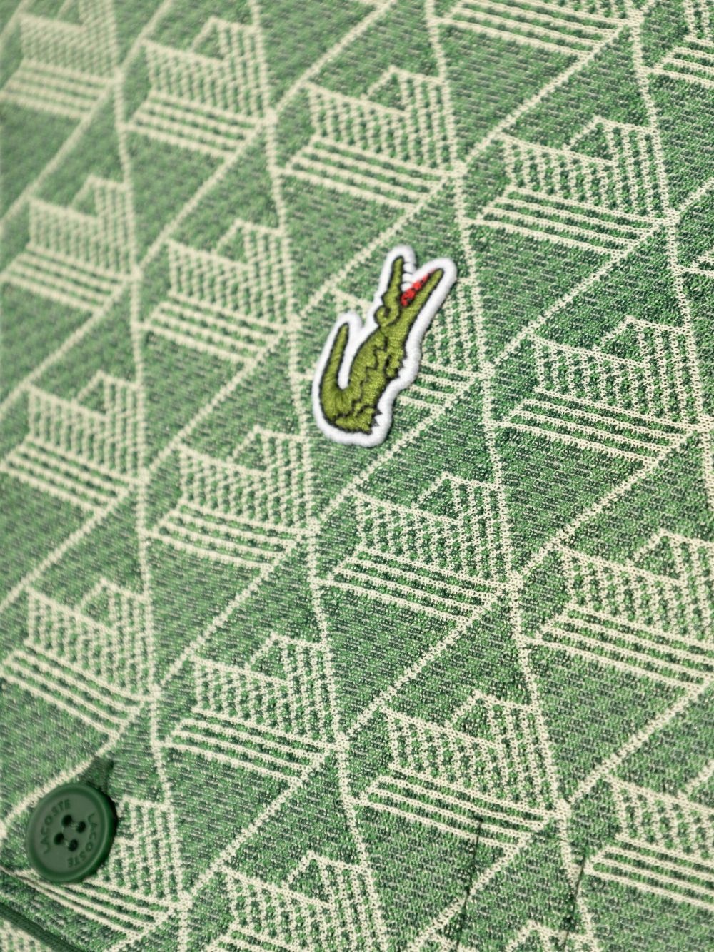 patterned-jacquard polo shirt - 5