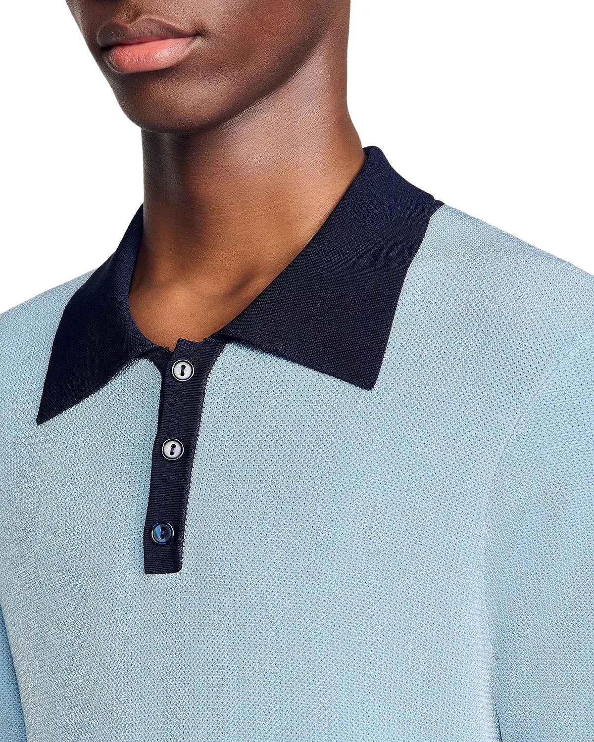 Two Tone Polo Shirt - 5