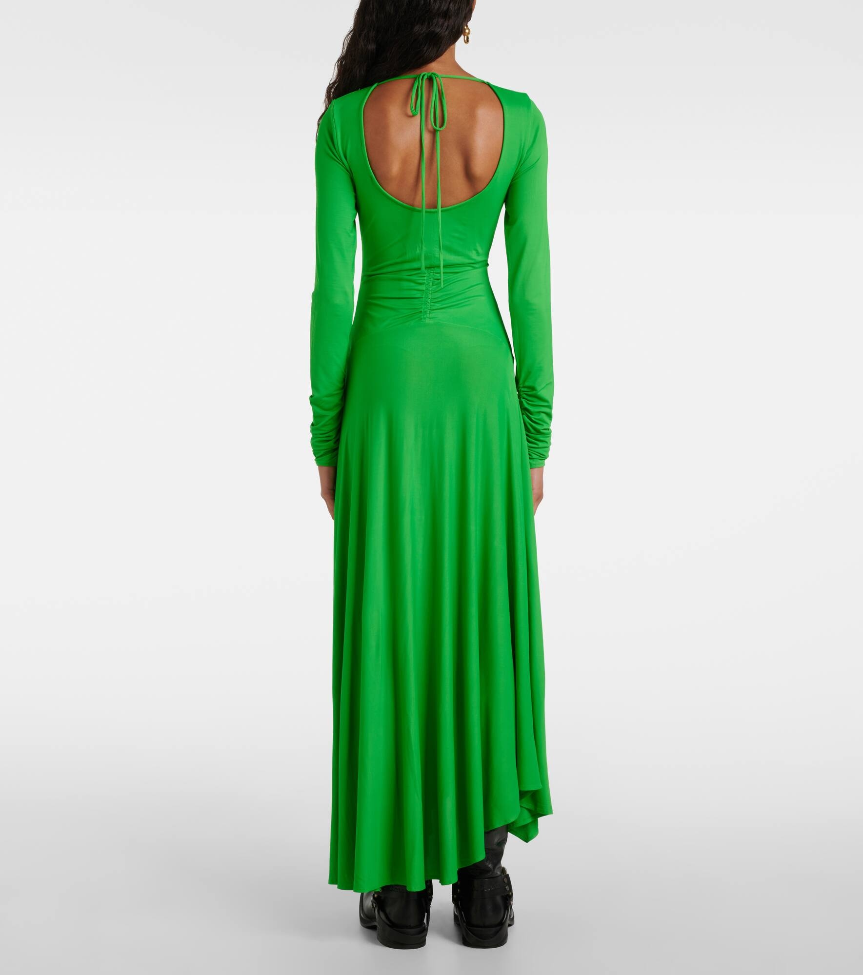 Else gathered asymmetric midi dress - 3