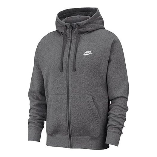 Nike Sportswear Club Fleece Full-Zip Hoodie 'Dark grey' BV2645-071 - 1