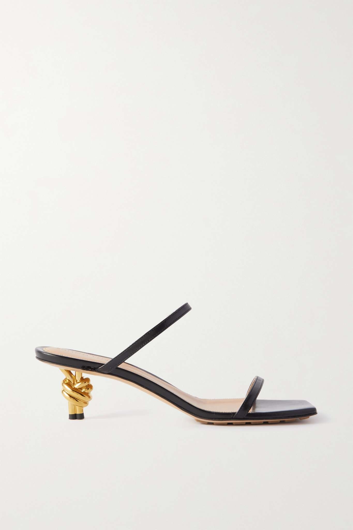 Knot leather sandals - 1