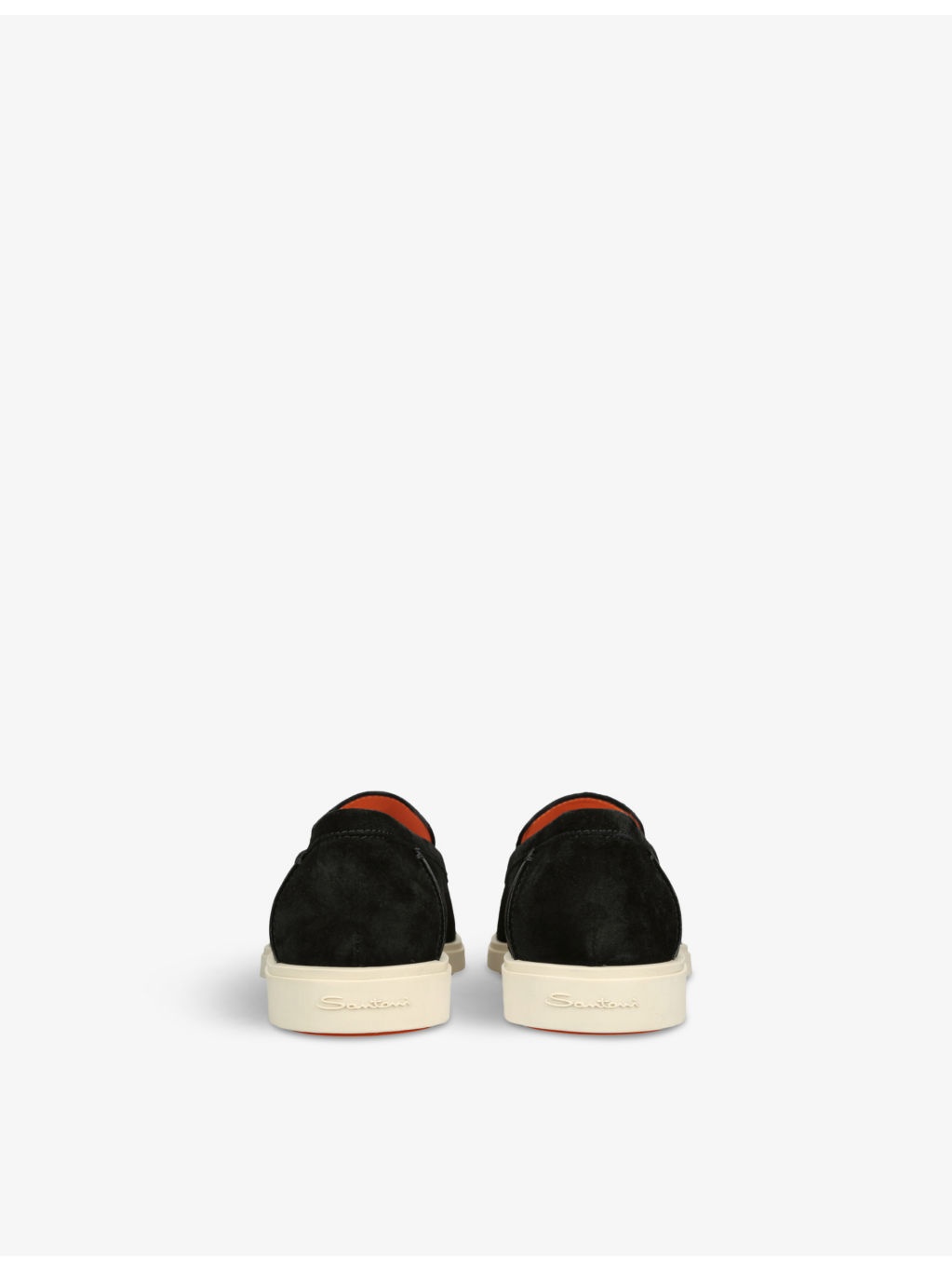 Detroit contrast-sole suede loafers - 4