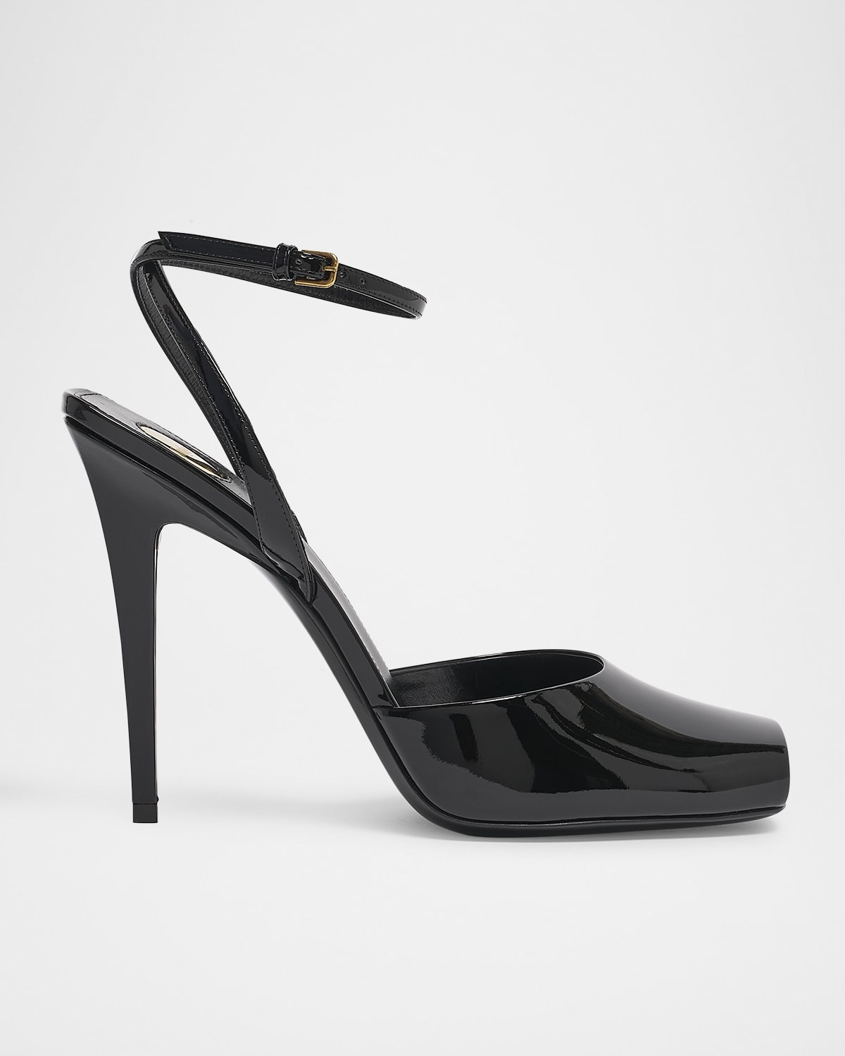 La Scandale Patent Ankle-Strap Sandals - 1