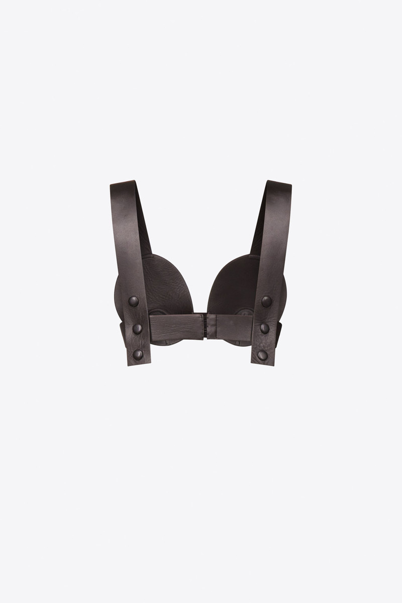 AREA LEATHER EYES BRA TOP outlook