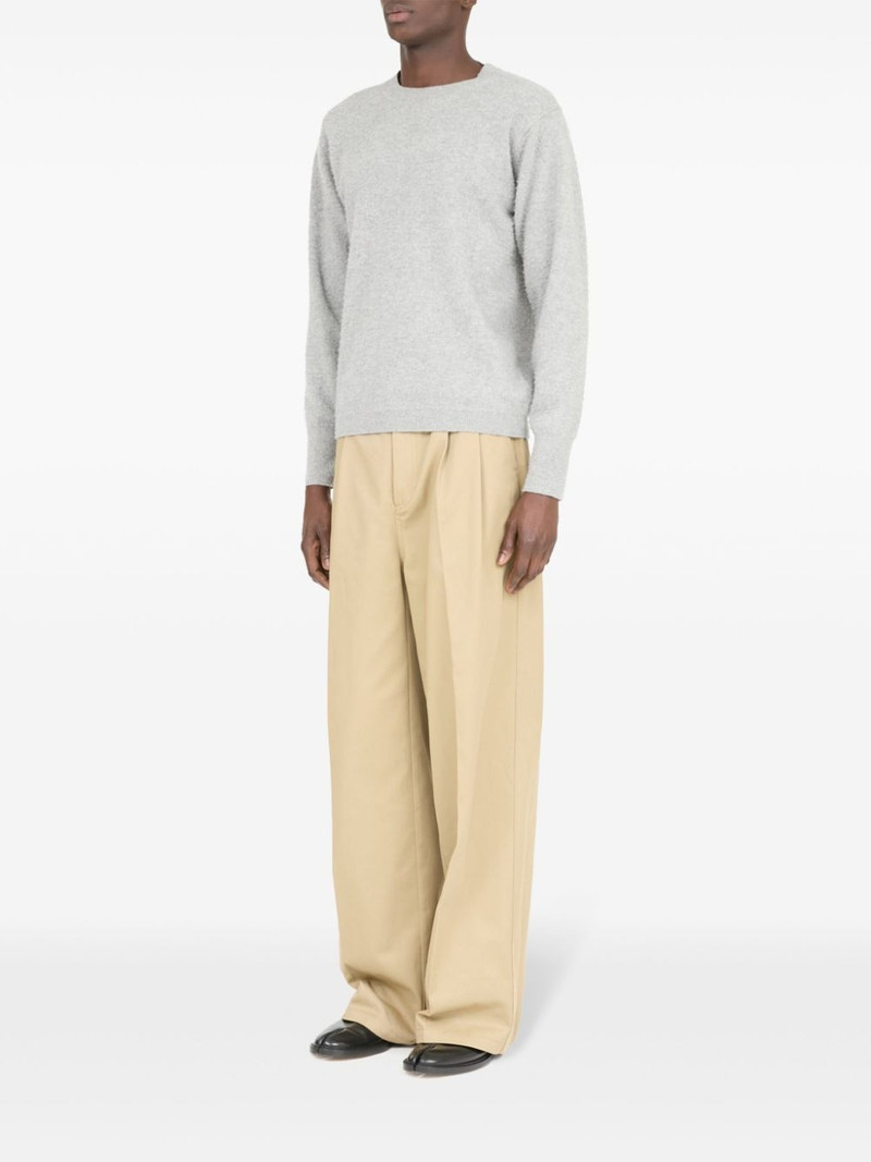 CREW-NECK CASHMERE-COTTON JUMPER 6