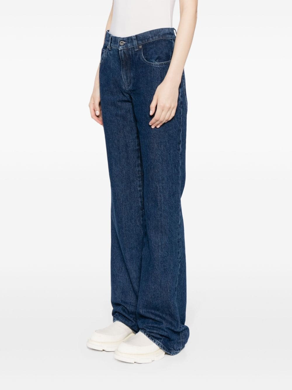 mid-rise flared jeans - 3