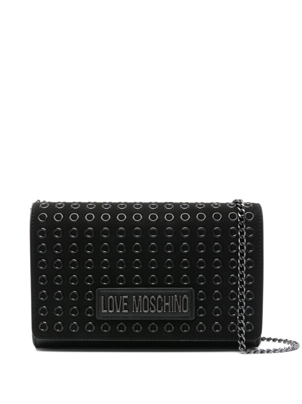 logo-lettering cross body bag - 1