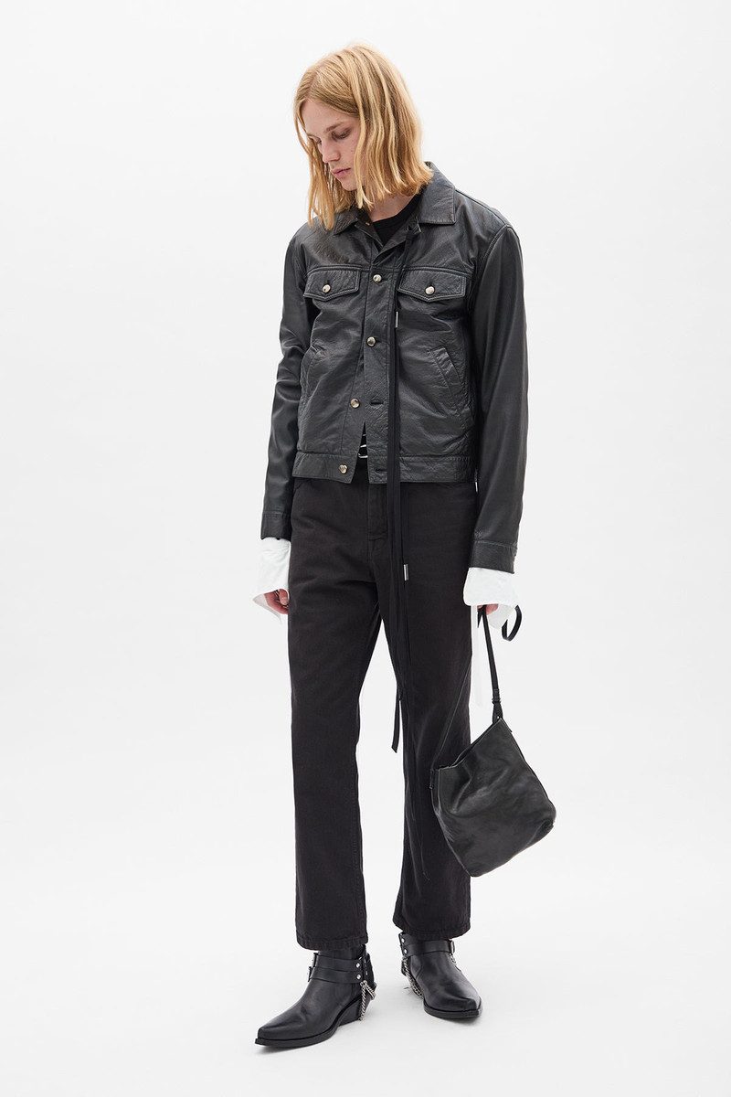 Hodur 5 Pockets Straight High Waisted Trousers 4