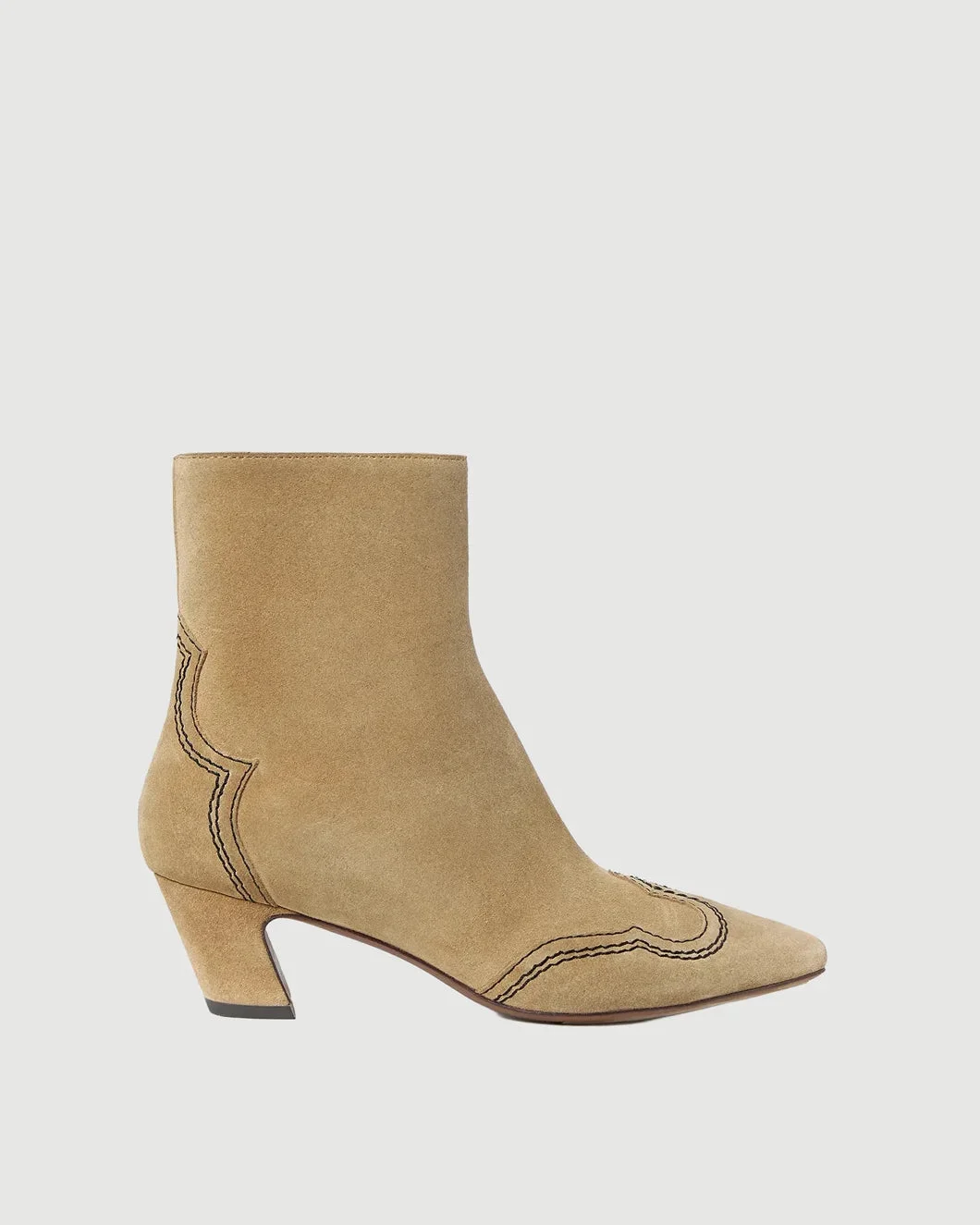 ASPEN SAND SUEDE ANKLE BOOT - 1