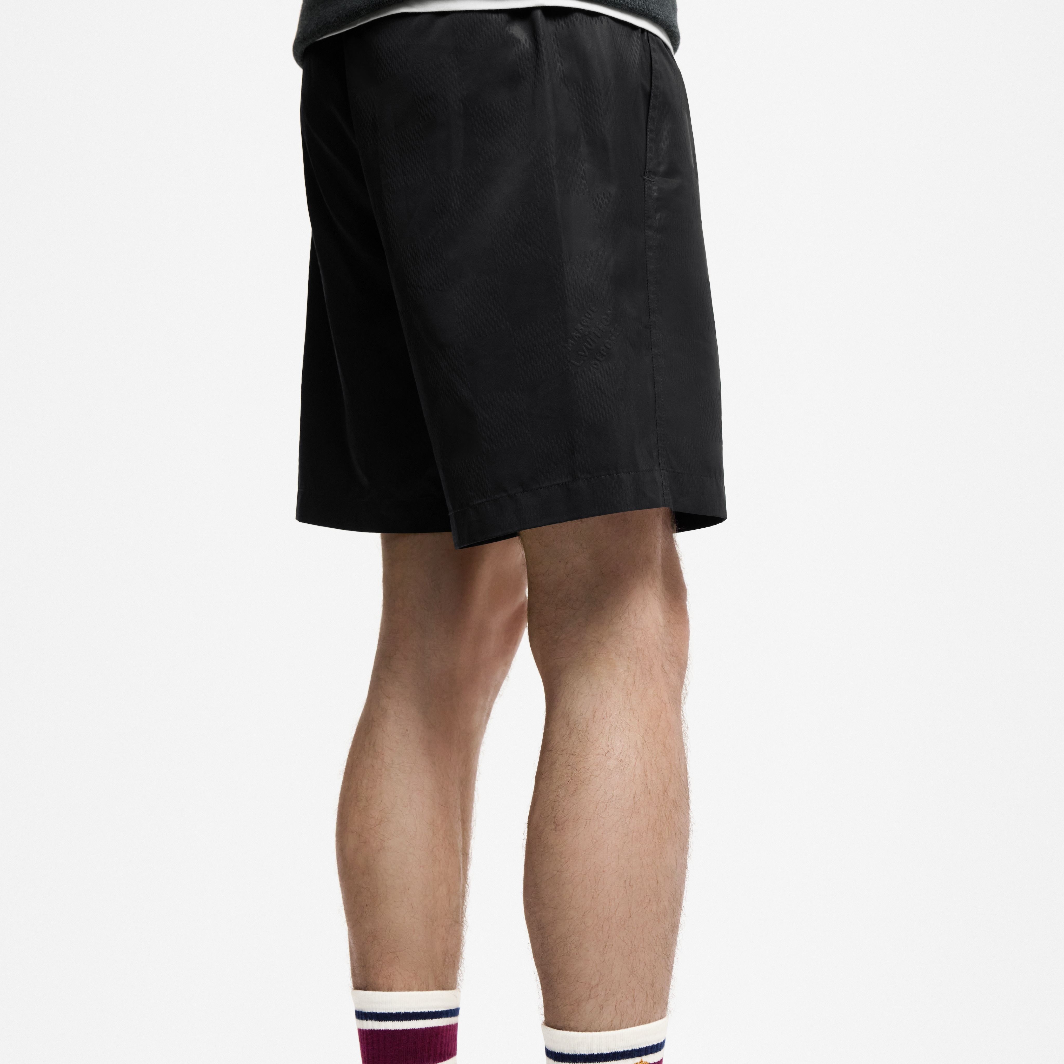 Damier Nylon Swim Shorts - 5