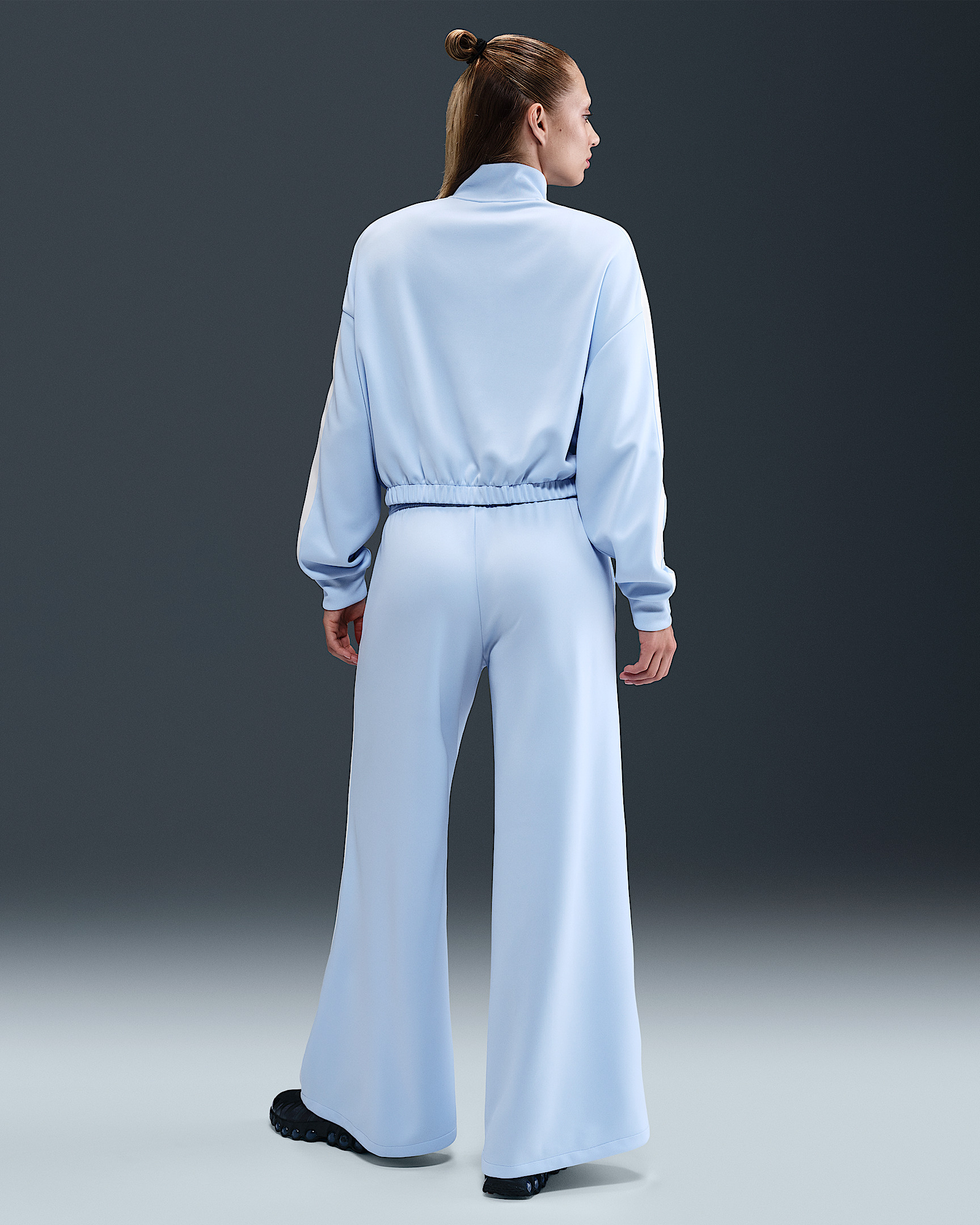 Nike Sportswear Women's Mid-Rise Wide-Leg Track Pants - 4