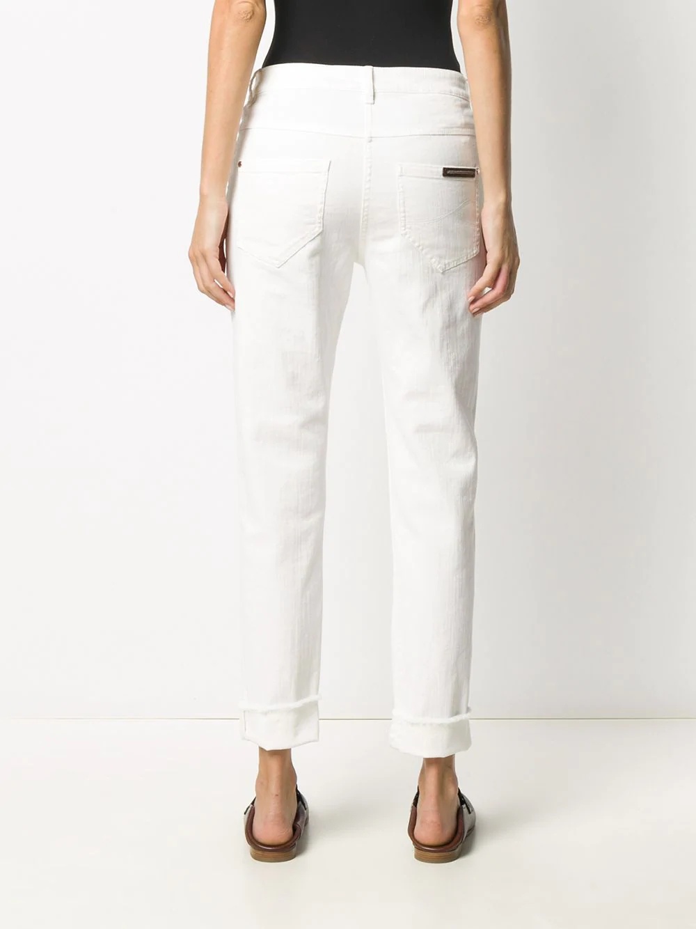 high-rise straight leg jeans - 4