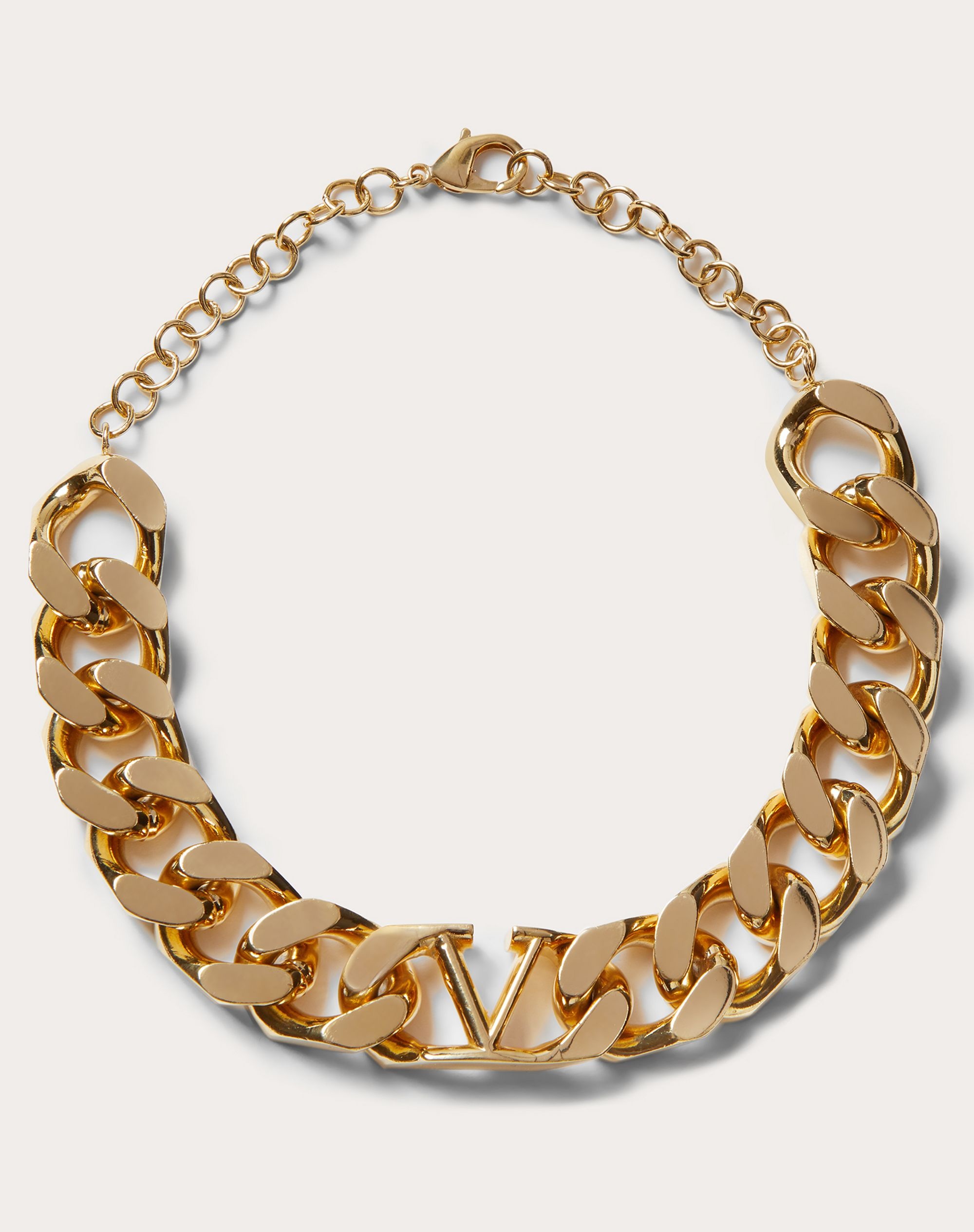 VLOGO CHAIN METAL CHOKER - 1