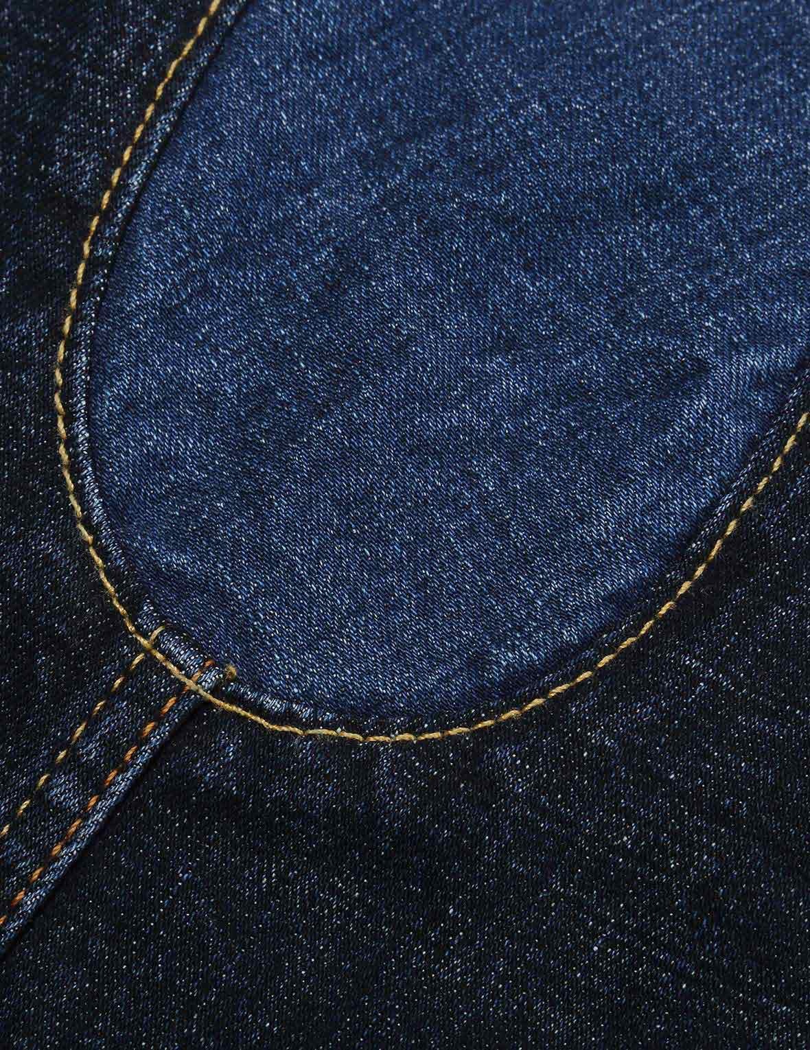 DAICOCK INSERTED 2-TONE DENIM JACKET - 14