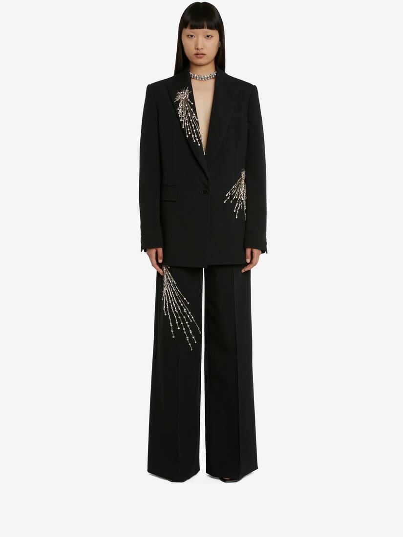 Women's Astral Jewel Single-breasted Jacket in Black - 2