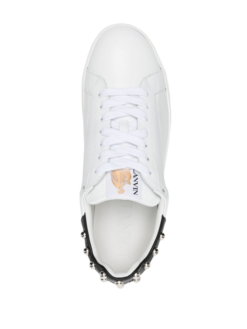 studded DDBO leather sneakers - 4