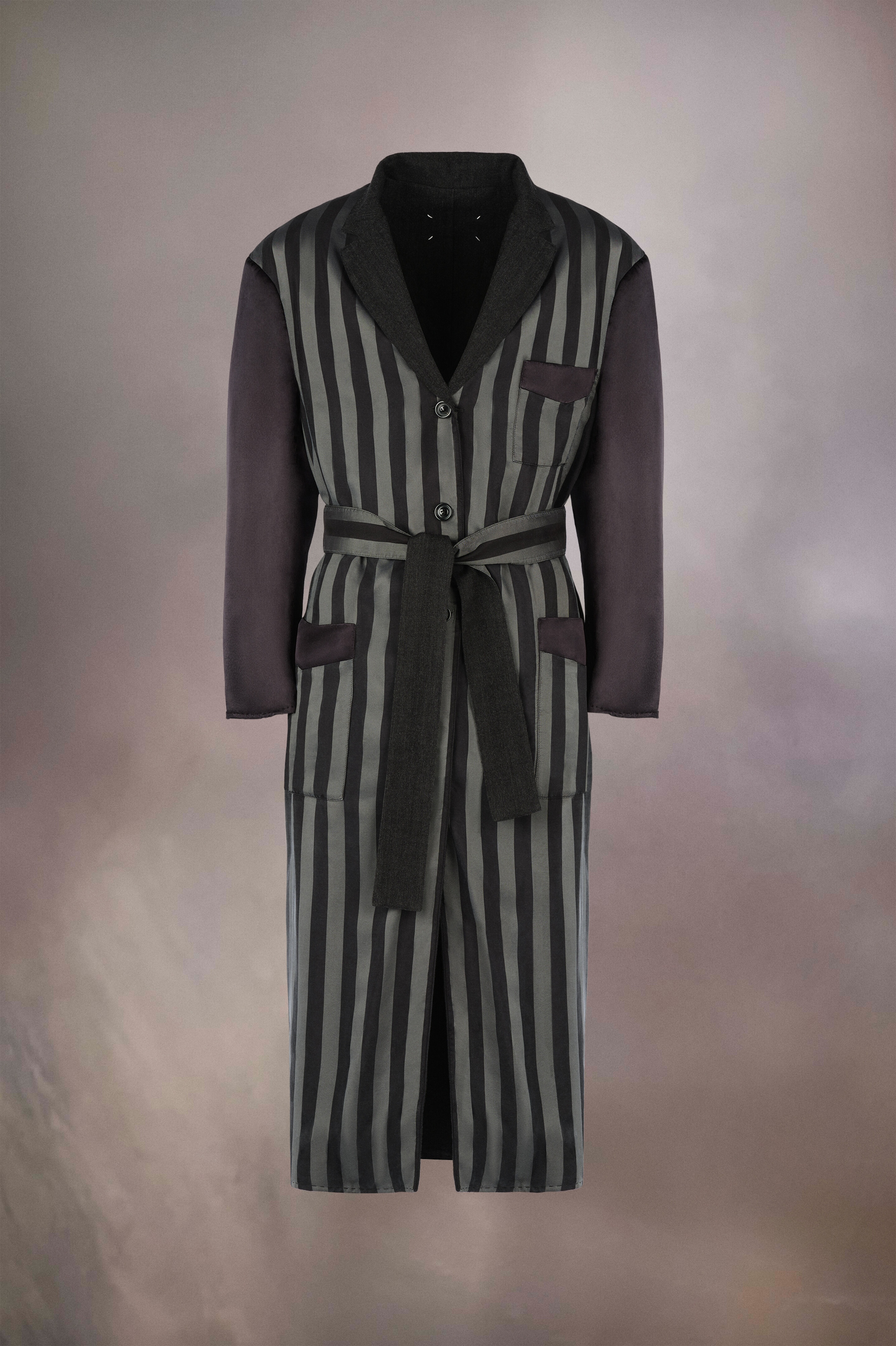 Herringbone stripe coat - 8