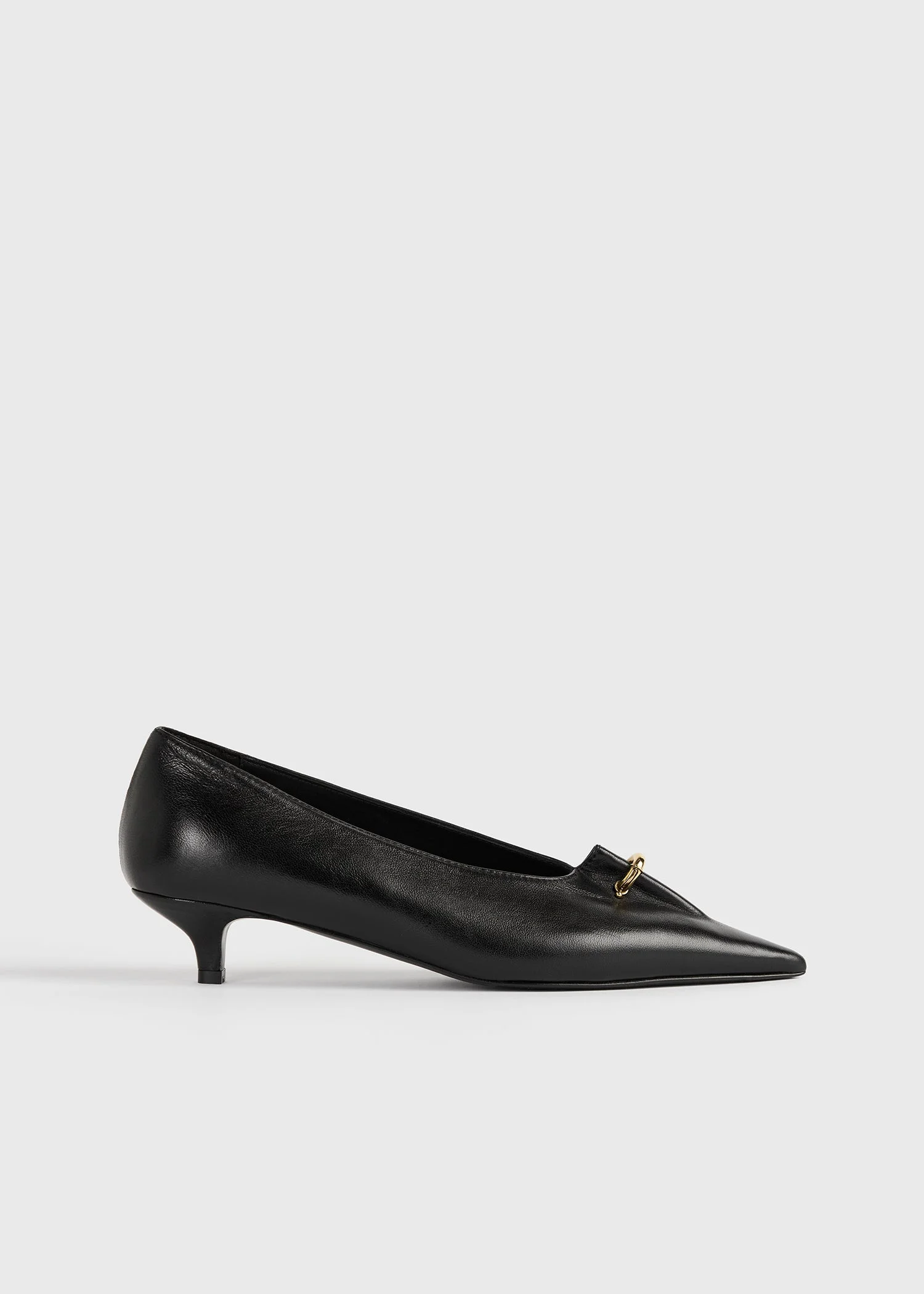 Pierced nappa pumps black - 1