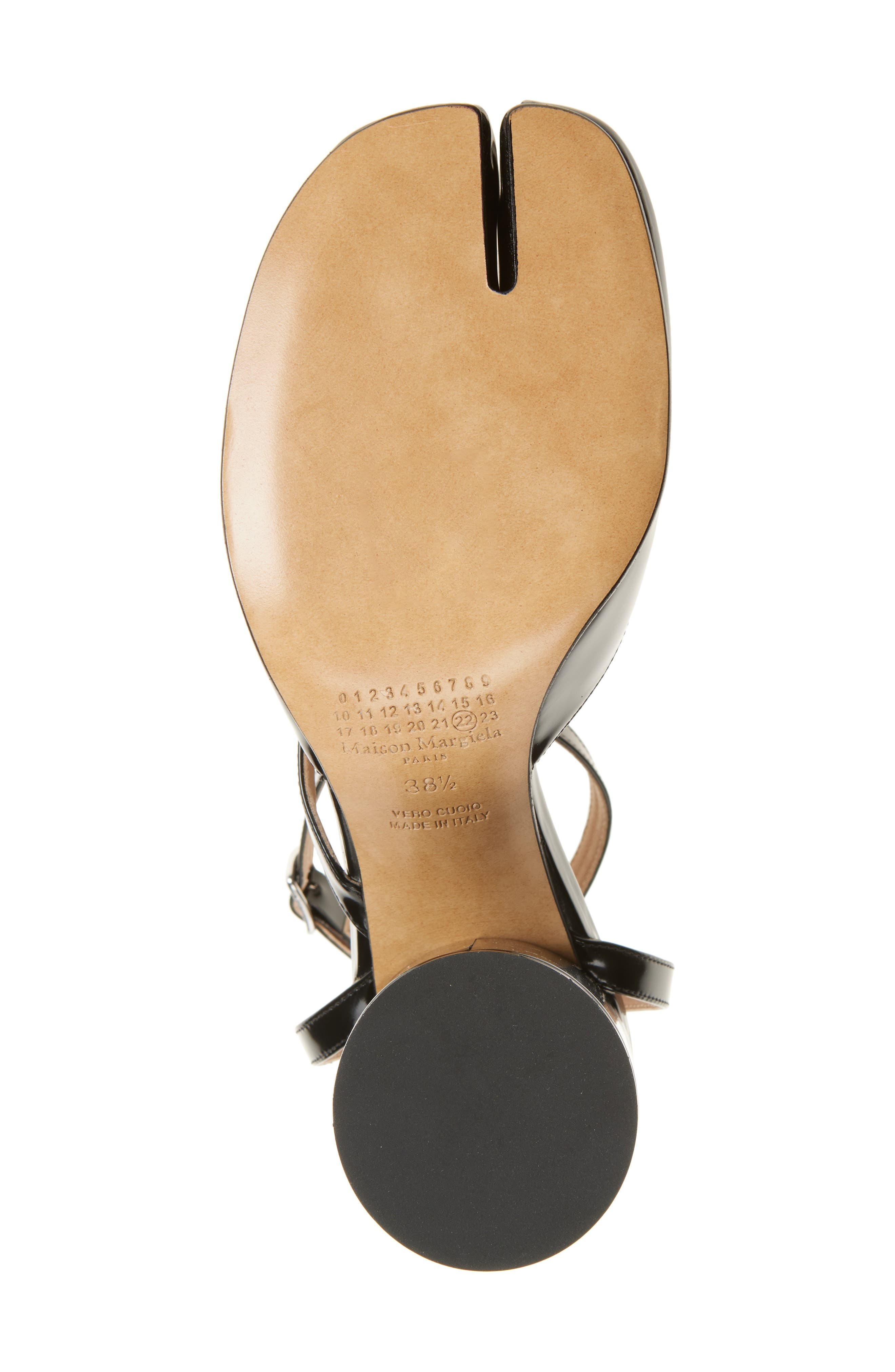 Maison Margiela Tabi Ankle Strap Pump in Black at Nordstrom - 6