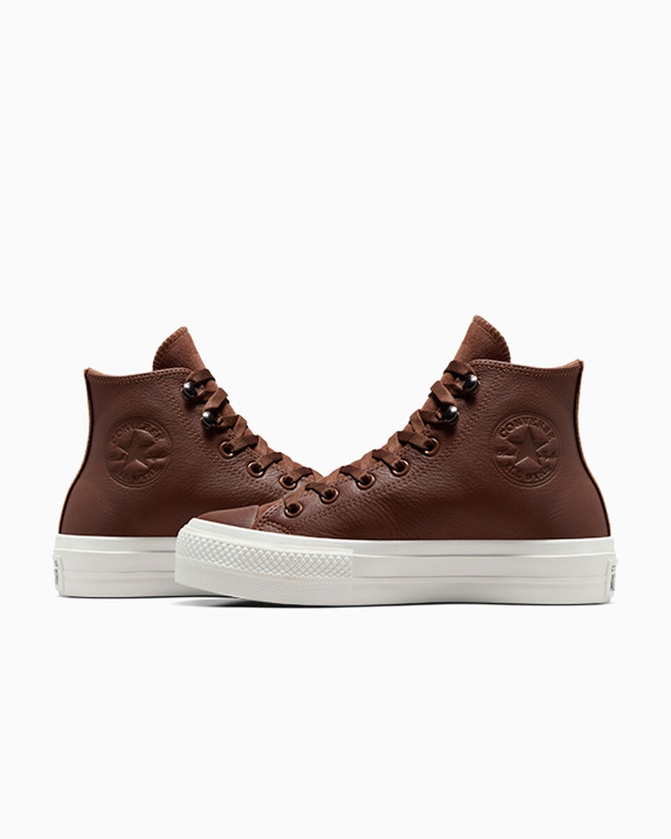Chuck Taylor All Star Lift Platform Water Repellent Leather - 6